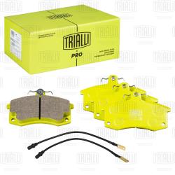 Колодки торм. для а/м Лада 2110 диск. перед. (в компл. с 2-мя датчиками) (керам.) (PF 970CR) PRO