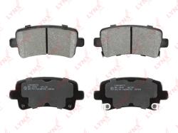 Колодки тормозные OPEL INSIGNIA 08-/SAAB 9-5 10- задние BD-1820
