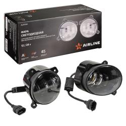 Фара светодиод., регулир. свет. граница, 45Вт, Бел./Желт., 105х90х105мм, кмпл. 2шт. (ALED083)