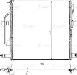 Радиатор кондиц. для а/м Haval H9 (17-) (LRAC 3029)