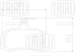 Колодки торм. для а/м Audi A4 (B5) (94-)/A6 (97-) диск. зад. (PF 2213)