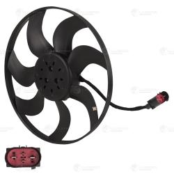 Э/вентилятор охл. для а/м VW Polo (10-)/Skoda Rapid (12-) 1.4T [CZCA] (без кожуха) (LFc 1821)