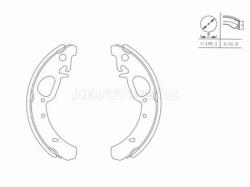 Колодки тормозные барабанные (Тормоза дисковые) LADA Granta 11- / Kalina 04-18