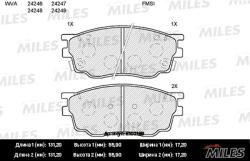 Колодки тормозные MAZDA 6 1.8 02- передние SemiMetallic E100189