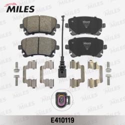 E410119 Колодки тормозные VOLKSWAGEN T5 03>/MULTIVAN 03> с датчиком задние LowMetallic