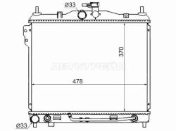 Радиатор Hyundai Getz 02-11