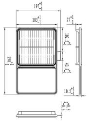 Фильтр для а/м Toyota Prius (03-) 1.5hyb (возд.) (TR29002)