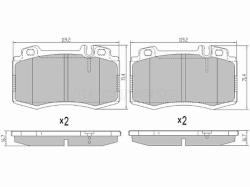 Колодки тормозные (Спереди) Mercedes-Benz C-Class 00-08 / E-Class 02-09 / M-Class 97-05 / S-Class 98