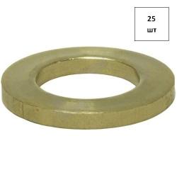 Шайба D24.0(25х44х4) DIN125 (латунь) 25шт FORTLUFT sts021225