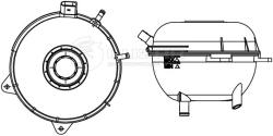 Бачок расширит. охл. жидкости для а/м VW Transporter T5 (03-) (LET 1807)
