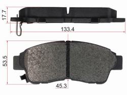 Колодки тормозные (Спереди) Toyota Caldina (T190,T210) 92-02 / Camry 91-98