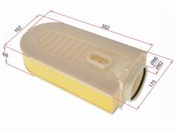 Фильтр воздушный MERCEDES GLE-CLASS 15-/E-CLASS W212 09-16/C-CLASS W204 08-14 DIESEL