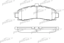 PBP859 Колодки тормозные дисковые
