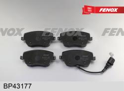 Колодки тормозные SKODA FABIA/VOLKSWAGEN POLO 1.2-1.9D 01- передние BP43177