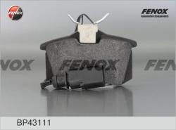 BP43111 Колодки тормозные FORD GALAXY 95-06/SEAT ALHAMBRA 96-10/VW SHARAN 95-(R15)задние