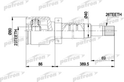 ШРУС PCV5011