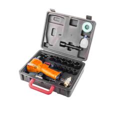 Гайковерт пневматический ударный композитный 1/2"DR 610Нм PRO с головками 17пр. (9-27мм), кейс (ATAZ124)