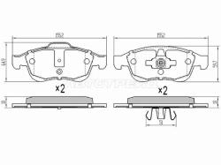 Колодки тормозные (Спереди) Citroen Berlingo 08-22 / Nissan Juke 19- / Terrano 14-22 / Renault Arkan