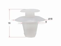 Клипса крепежная TOYOTA/LEXUS