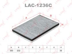 Фильтр салонный угольный MB SPRINTER 06> lac-1236c