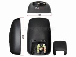 Зеркало Mazda Titan 89-04 (Справа/ MAZDA TITAN/ISUZU ELF (283x186mm))