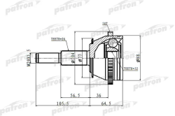 ШРУС PCV9980