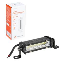 Фара (балка) светодиодная однорядная, 1COB (12LED), направленный свет, 6Вт, 108x30x47мм, 12/24В (ALED065)