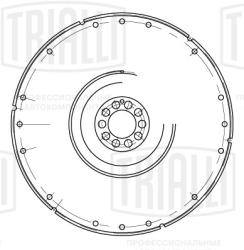 Маховик для а/м MAN F2000 (94-)/TGA (00-) (FW 831)