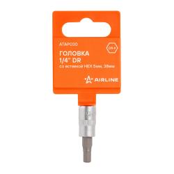 Головка 1/4" со вставкой HEX 5мм, L=38мм (ATAP030)