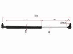 Амортизатор капота Nissan Patrol 97-10 / Safari 97-07 (Справа=Слева)