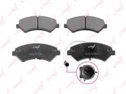 Колодки тормозные CITROEN JUMPER/FIAT DUCATO/PEUGEOT BOXER R16" 06- передние BD-2829