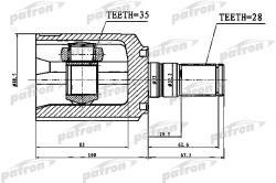 ШРУС PCV1752