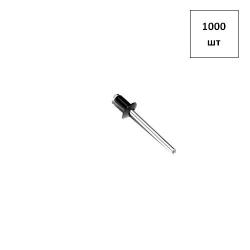 Заклепка вытяжная 4,0х8 ал/сталь RAL 6002 (ярко-зелёный) 1000шт FORTLUFT sts023622