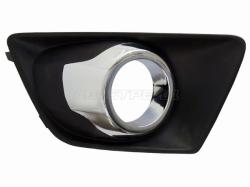 Оправа ПТФ Ford EcoSport 14-19 (Слева/ Хром ободок)