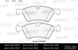 E400259 Колодки тормозные MERCEDES W164 (ML)/X164 (GL)/W211/W251 04> перед. LowMetallic