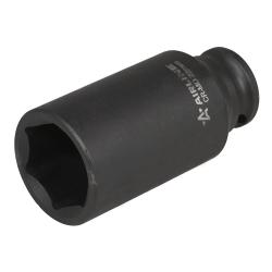 Головка ударная торцевая 3/8"DR шестигранная глубокая 22мм, L=65мм (ATAS335)