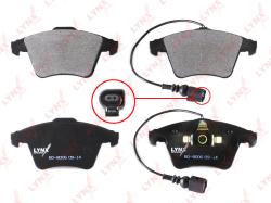 Колодки тормозные VOLKSWAGEN TOUAREG R16 03> передние BD-8006