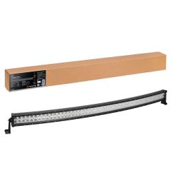 Фара (балка) светодиодная двухрядная изогн., 100LED, комбин.свет, 300Вт, 1323х78х60мм, 12/24В, PRO (ALED059)