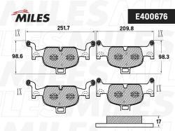 E400676 Колодки тормозные AUDI A4 15-/A5/Q5 16- передние LowMetallic