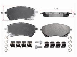 Колодки тормозные (Спереди) Toyota Corolla (E210) 18-22