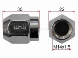 Гайка колесная конус TOYOTA DYNA150/TOYOACE G15/LAND CRUISER 100/200/TUNDRA