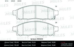 Колодки тормозные MITSUBISHI PAJERO SPORT 08>/L200 05> передние Ceramic E500233