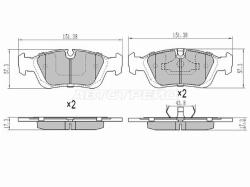 Колодки тормозные (Спереди) BMW 3-Series 90-06