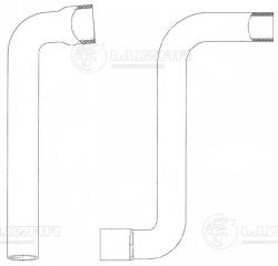 LUZAR LPK 0305s Патрубки охл. для а/м ГАЗон Next с дв. Cummins (силикон, кмпл., 2 шт.)