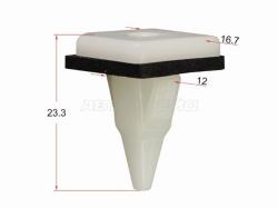 Клипса молдинга кузова MITSUBISHI (1 шт.)