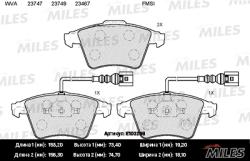 E100298 Колодки тормозные VOLKSWAGEN TOUAREG R16 03> передние SemiMetallic