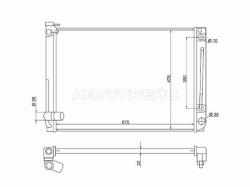 Радиатор Toyota Sienna 03-09