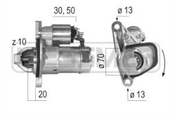 Стартер NISSAN JUKE/QASHQAI/RENAULT 1.0кВт 220579