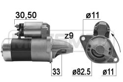 Стартер NISSAN/SUBARU 1.4кВт 220929