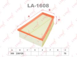 Фильтр воздушный FORD MONDEO/S-MAX/GALAXY/VOLVO S80/V70 1.6-2.3 LA-1608